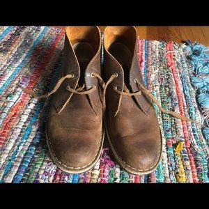 Clarks Brown Suede Desert Boots - US 7 1/2
